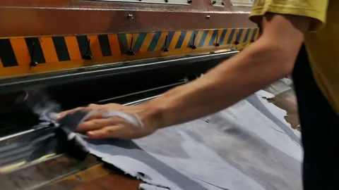 Processing of Raw Leather Stock-Footage 77259958