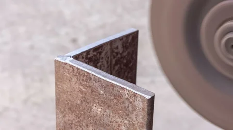 Processing sharp edges on the metal Stock Footage 50696801