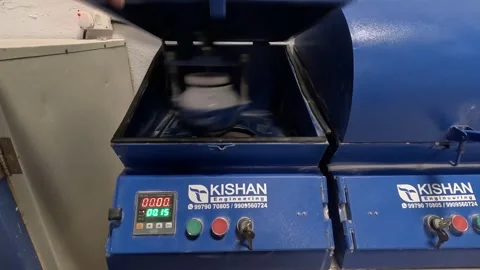 Processing soil inside the lab Stock Footage 283428544