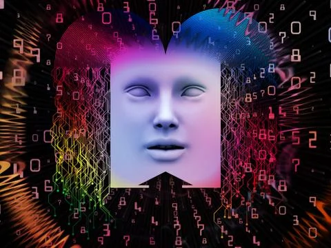 Processing Super Human AI Illustrazione stock