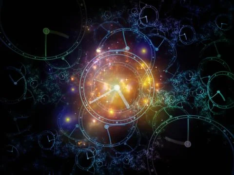 Processing Temporal Realm Stock Illustration