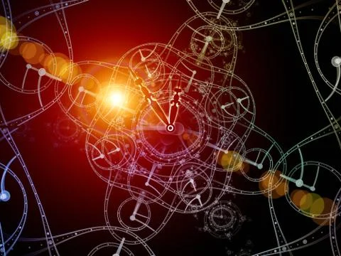 Processing Temporal Realm Stock Illustration