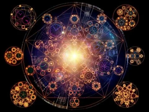 Processing Times Past Stock Illustration