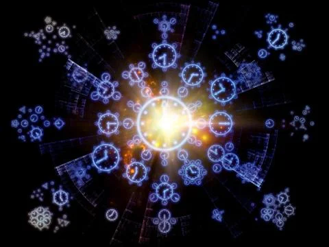 Processing Times Past 스톡 일러스트