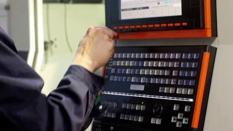 Processing was done on CNC machines Stockbeeldmateriaal 75075518