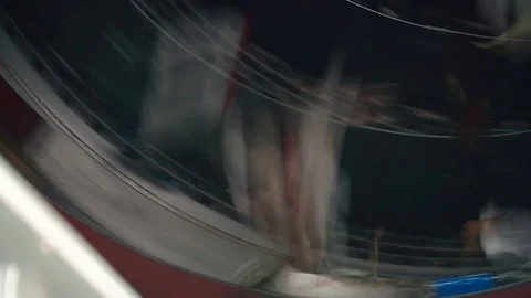 Processing of waste, garbage. Urban landfill. Sorting. Stock Footage 82086999