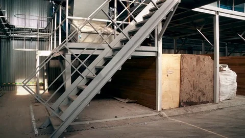 Processing of waste, garbage. Urban landfill. Sorting. Stock Footage 82087781