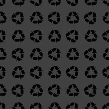 Processing web icon. flat design. Seamless gray pattern. 스톡 일러스트