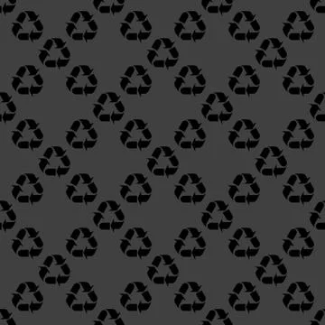 Processing web icon. flat design. Seamless gray pattern. 스톡 일러스트