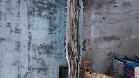 Processing of wood into chips at an industrial plant Stock Footage 169875680