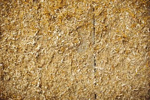 Processing of wood chips Stock Photos