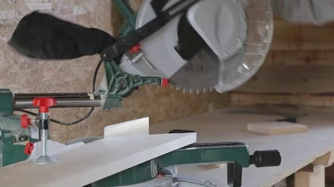 Processing of wood in workshop 스톡 동영상 79519842