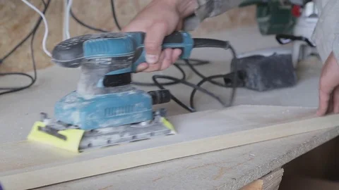 Processing of wood in workshop 스톡 동영상 79520395