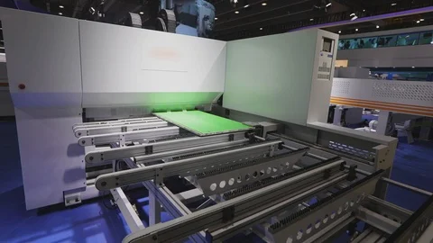 The processing of the workpiece cnc machine, working process woodworking machine Stock Footage 110913006