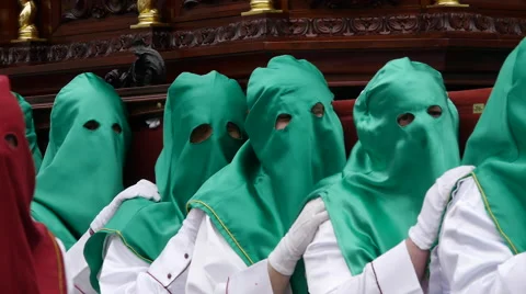 Procession during Holy Week, Video stock 53821339