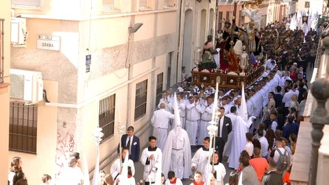 Procession of Holy Week Video stock 106736540
