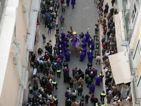 Procession in Lisbon Stock Photos