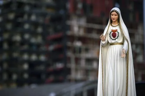 Procession marking the feast day of the Assumption of Mary in Beirut, Lebanon -  Stock Photos