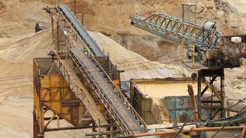 Procession of Mining Stock Footage 139951939