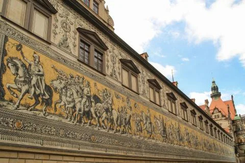 Procession of Princes, Dresden Stock Photos