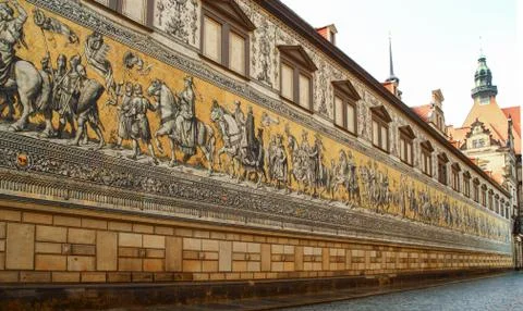 Procession of Princes, Dresden Stock Photos