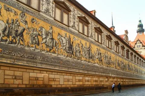 Procession of Princes, Dresden Stock Photos