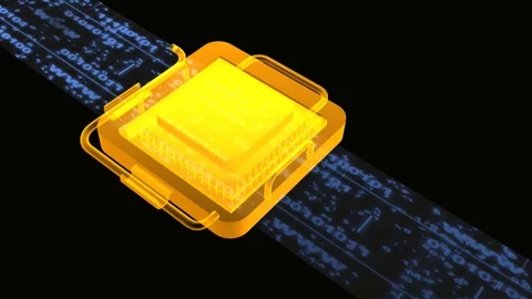 Processor and data Stock Footage 104679525