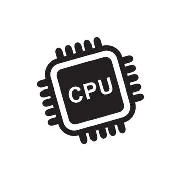 Processor Chip Illustrazione stock