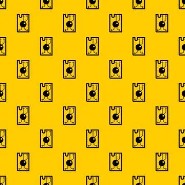 Processor chip pattern vector Illustrazione stock