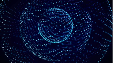 Processor chip, tech environment, blockchain concept Stock Footage 305917467