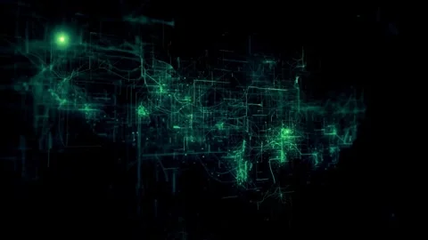 Processor chip, tech environment, blockchain concept Stock Footage 305917482