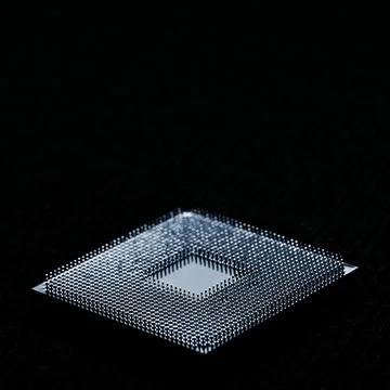 Processor to the computer. Concept for technology and computing. Detail of co Stock Photos