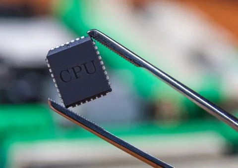 Processor for computer motherboards 写真素材