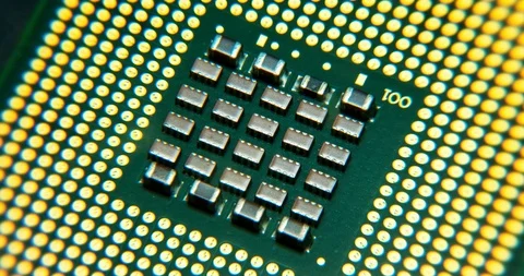 Processor CPU Macro 4K Видео 99785146