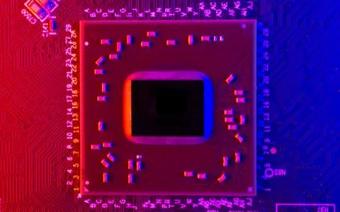 Processor graphics card Stock Photos