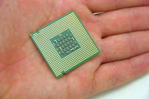 Processor in hand Computer processor in hand Copyright: xZoonar.com/Alexan... 스톡 사진