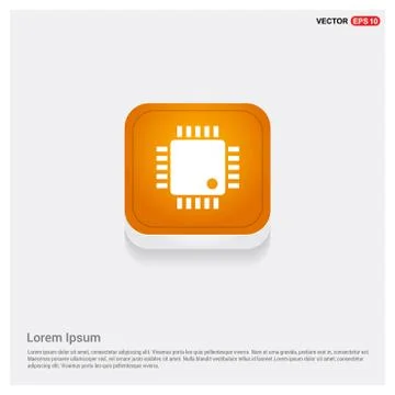 Processor icon Stock Illustration