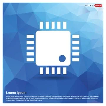 Processor icon Stockillustratie