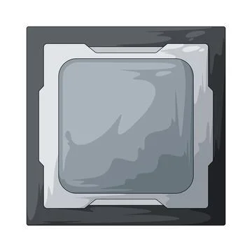 Processor illustration Stock Illustration