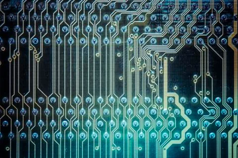 Processor, motherboard, computer and electronics modern background 写真素材