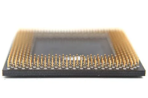 Processor from old computer Foto stock
