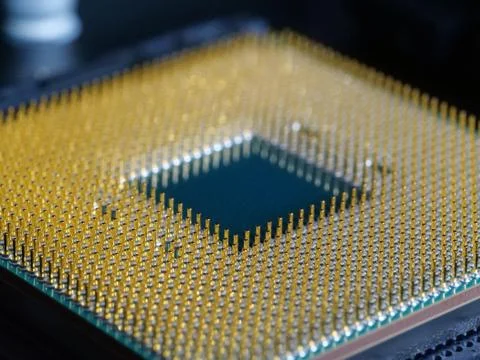 Processor of personal computer Stock Photos