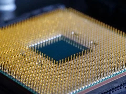Processor of personal computer Stock Photos