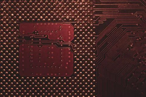 Processor pins macro. computer motherboard close up. cpu pins on a circuit bo 스톡 사진