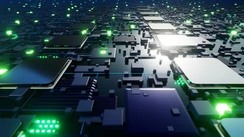 Processor Unit World 02 Stock Photos