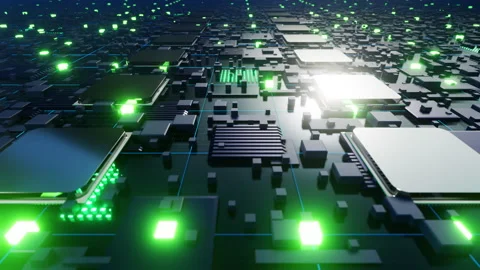 Processor Unit World Stock Footage 233658258