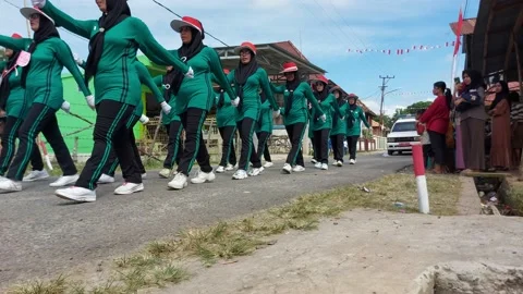 Proclamation of independence of indonesia Video stock 205076818
