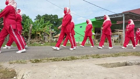Proclamation of independence of indonesia Video stock 205076844