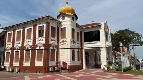 Proclamation of Independence Memorial in Malacca, Malaysia. Stock Footage 342735501