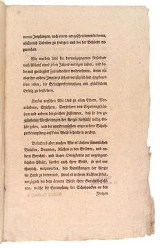Proclamation on vaccination Stock Illustration